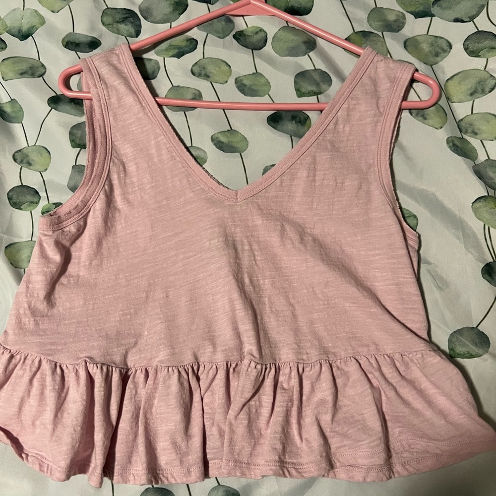 Light pink crop top